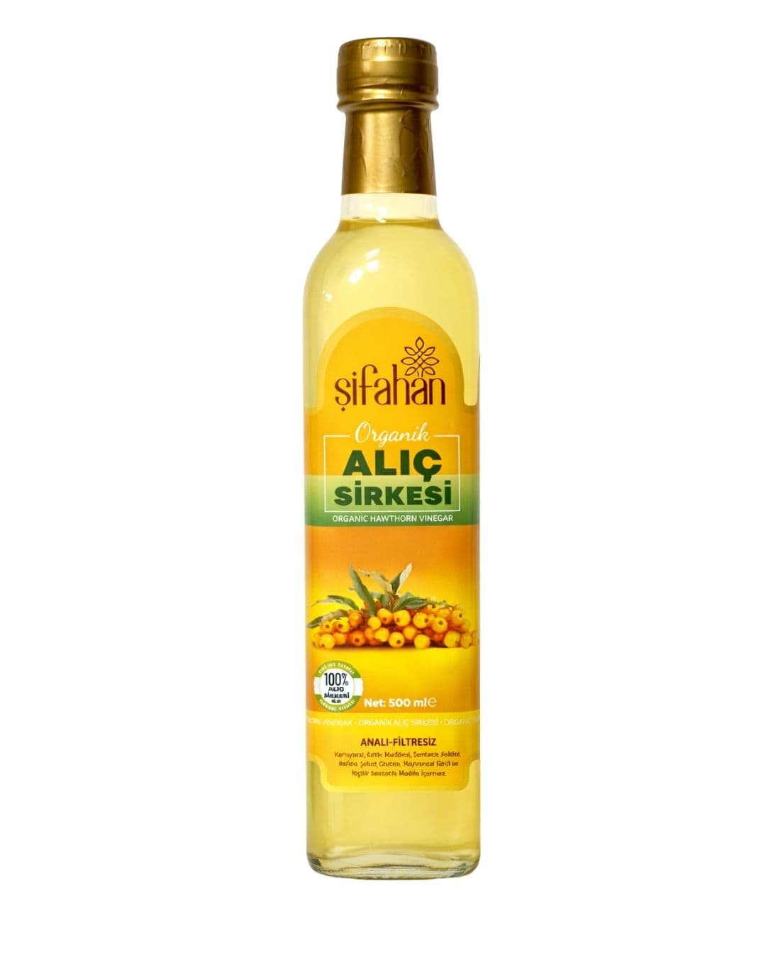 Vinaigre d'Aubépine Traditionnel Non Filtré 500ml