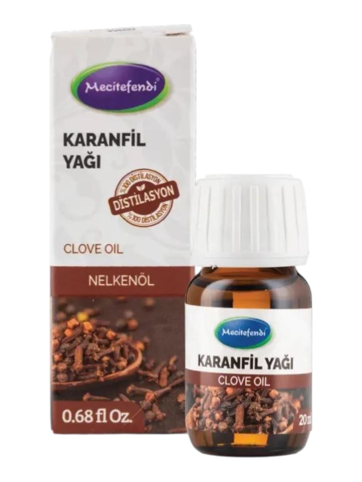 Huile végétale Mecitefendi au clou de girofle, 20 ml – lot 2