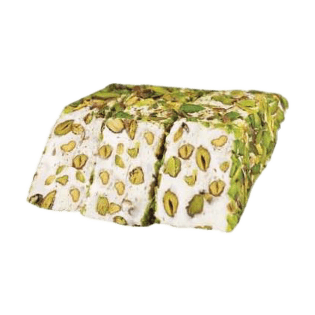 Bâton de lokoum au lait et aux pistaches effilées
