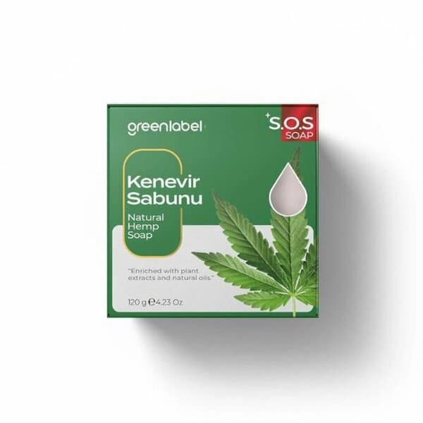 Savon Green Label au chanvre, 120 g