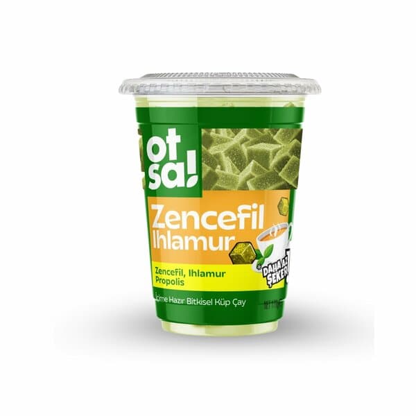 Otsa Zencefil & ihlamur bitkismains küp çay bardak 170 g.
