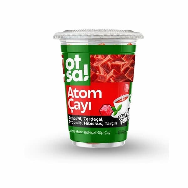 Otsa Atom bitkismains küp çay bardak 170 g.