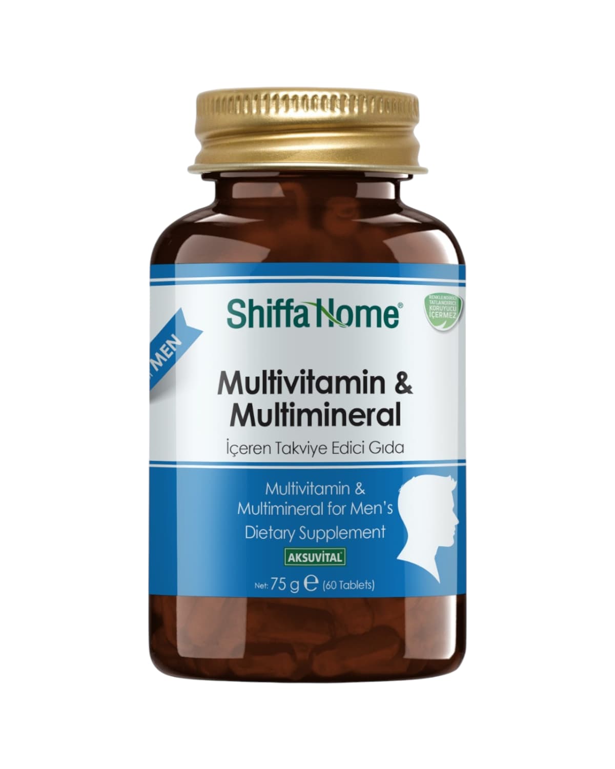 Multivitamines et multiminéraux Men’s Shiffa Home 1260 mg – 60 comprimés