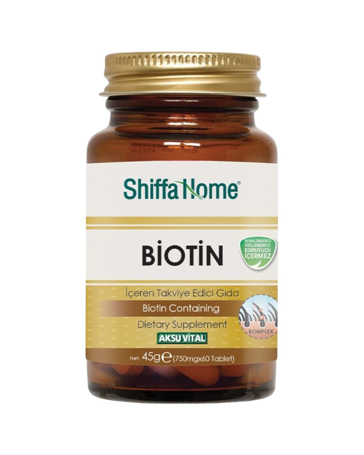 Biotine vitamine B7 Shiffa Home – 60 comprimés