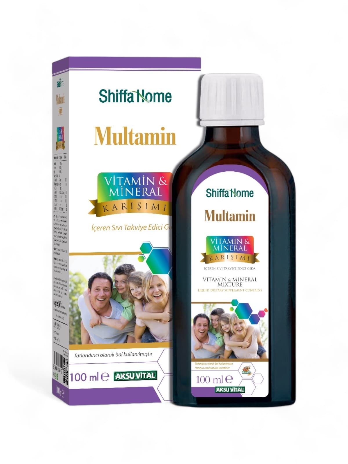Sirop Multamin Aksuvital, vitamines et minéraux – 100 ml