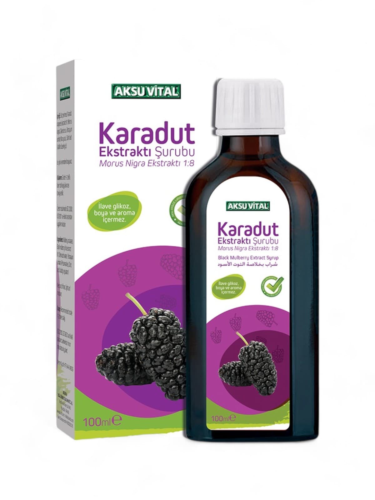 Extrait de mûre noire Aksuvital, 100 ml