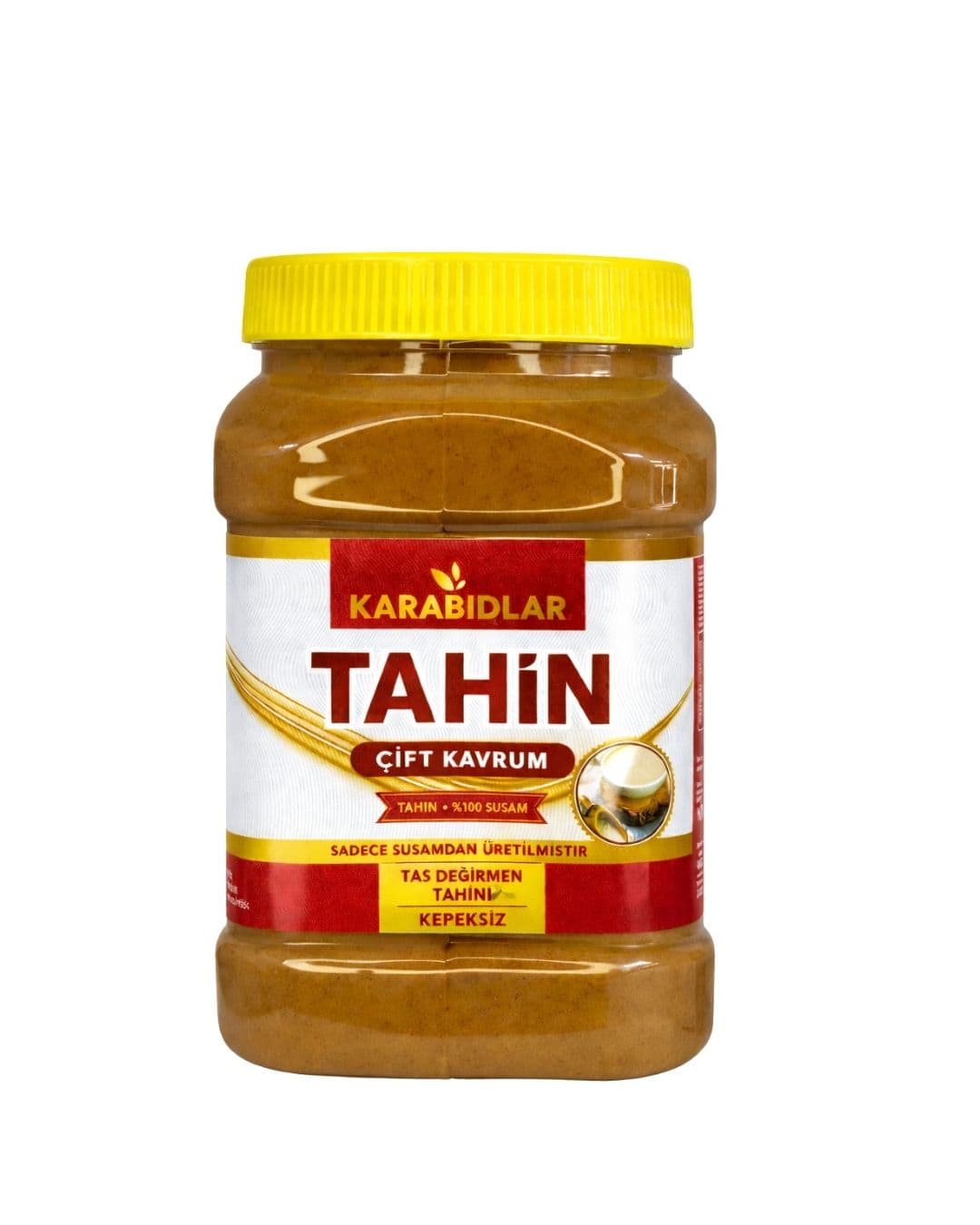Tahini Karabıdırlar doublement torréfié, 1 kg – 100 % sésame, sans additifs