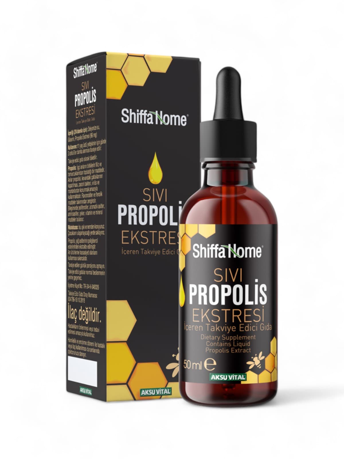 Extrait liquide de propolis Aksuvital, 50 ml