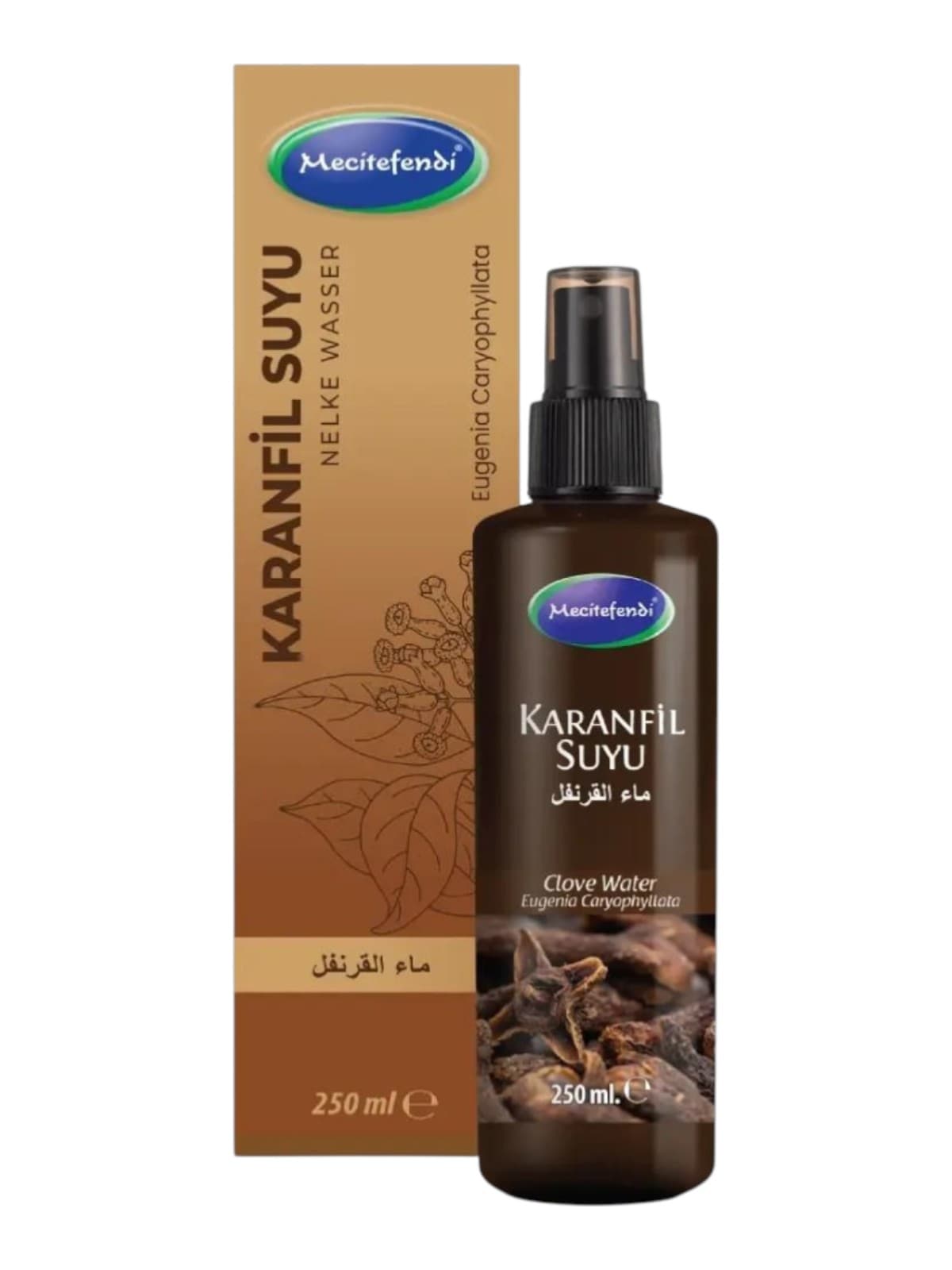 Eau de clou de girofle Mecitefendi, 250 ml