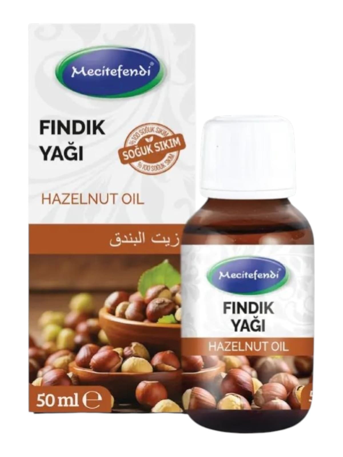 Huile de noisette Mecitefendi, 50 ml
